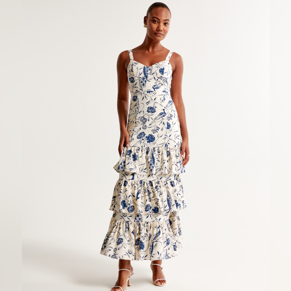 Abercrombie | Drama Ruffle Tiered Maxi Dress